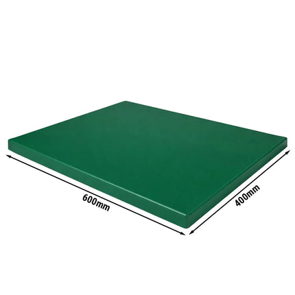 GGM Gastro Cutting/Chopping board with anti-slip feet - EN 600x400 - HACCP compliant - Green