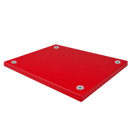 GGM Gastro Cutting/Chopping board with anti-slip feet - EN 600x400 - HACCP compliant - Red
