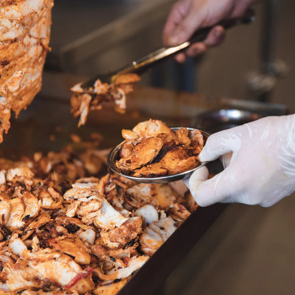 GGM Gastro Dao Kebab Không Dây - Kèm 2 Pin & Sạc, Lưỡi & Đá Mài