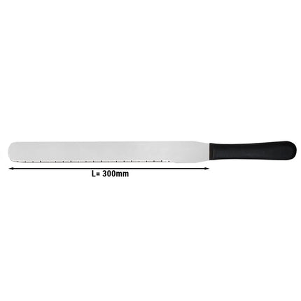GGM Gastro Dao Thái Lát - Lưỡi 300mm - Răng Cưa