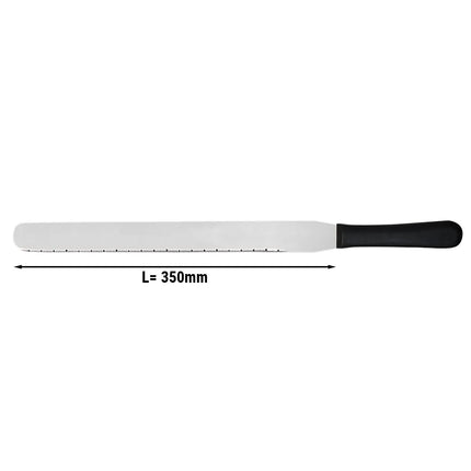 GGM Gastro Dao Thái Lát - Lưỡi 350mm - Răng Cưa