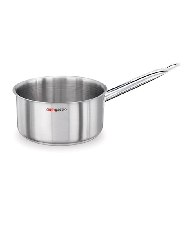 GGM Gastro Deep Saucepan - Stainless Steel - 2.2 L - Ø 160 mm - Induction Compatible