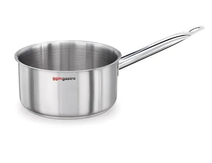 GGM Gastro Deep Saucepan - Stainless Steel - 7 L - Ø 240 mm - Induction Compatible