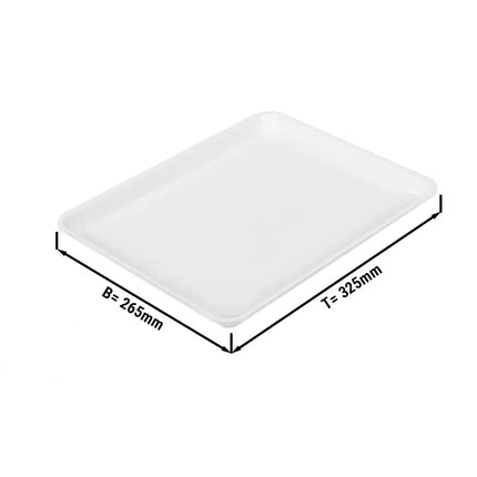 GGM Gastro Đĩa Phục Vụ Lớn - GN 1/2 - 325x265x20mm - Trắng