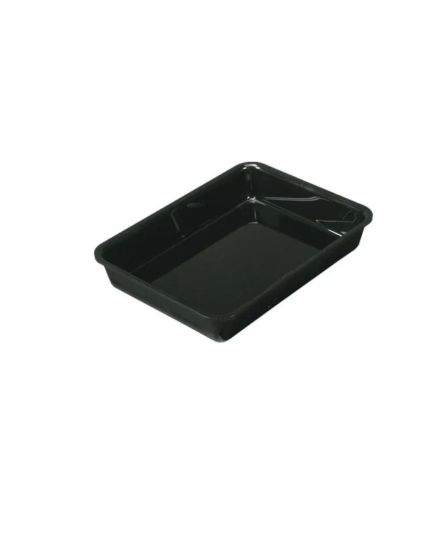 GGM Gastro Đĩa Phục Vụ Lớn - GN 1/2 - 325x265x80mm - Đen - Chữ Nhật