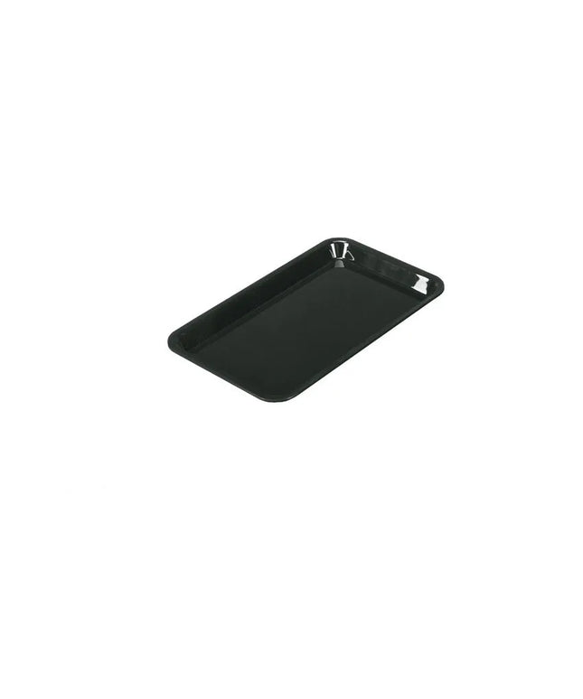 GGM Gastro Đĩa Phục Vụ Lớn - GN 1/4 - 265x162x20mm - Đen - Chữ Nhật - Nhựa