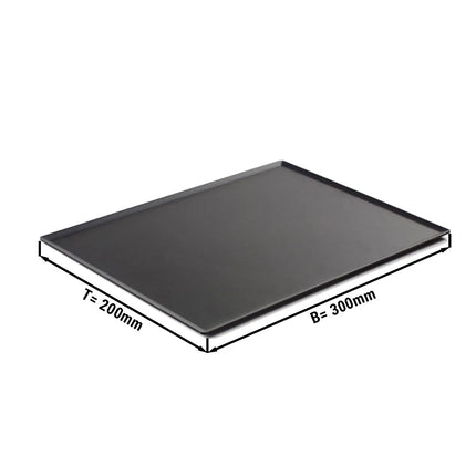 GGM Gastro Đĩa Phục Vụ Lớn - Nhựa - 300x199x9mm - Đen