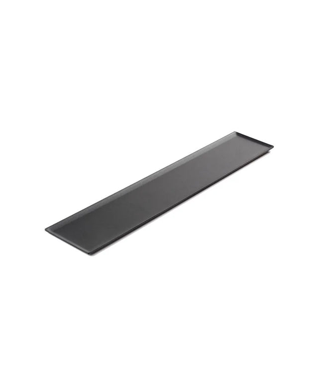 GGM Gastro Đĩa Phục Vụ Lớn - Nhựa - 600x105x8mm - Đen - Chữ Nhật