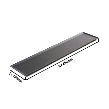 GGM Gastro Đĩa Phục Vụ Lớn - Nhựa - 600x150x3mm - Đen
