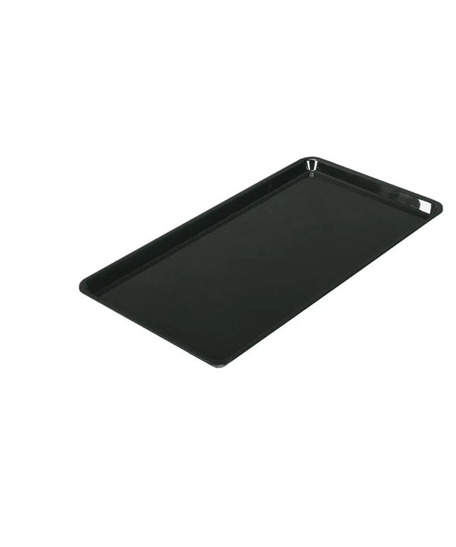 GGM Gastro Đĩa Phục Vụ Lớn - Nhựa - 600x400x20mm - Đen - Chữ Nhật