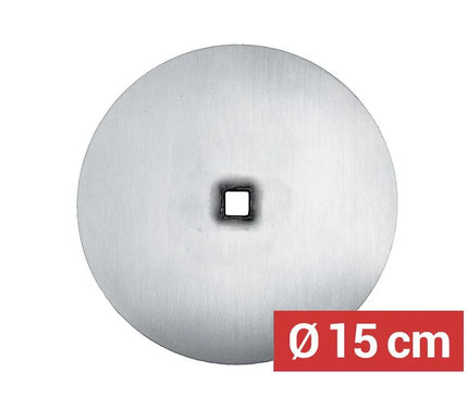 GGM Gastro Đĩa Xiên Kebab - Ø150mm - Thép Không Gỉ - Cho Xiên 12x12mm