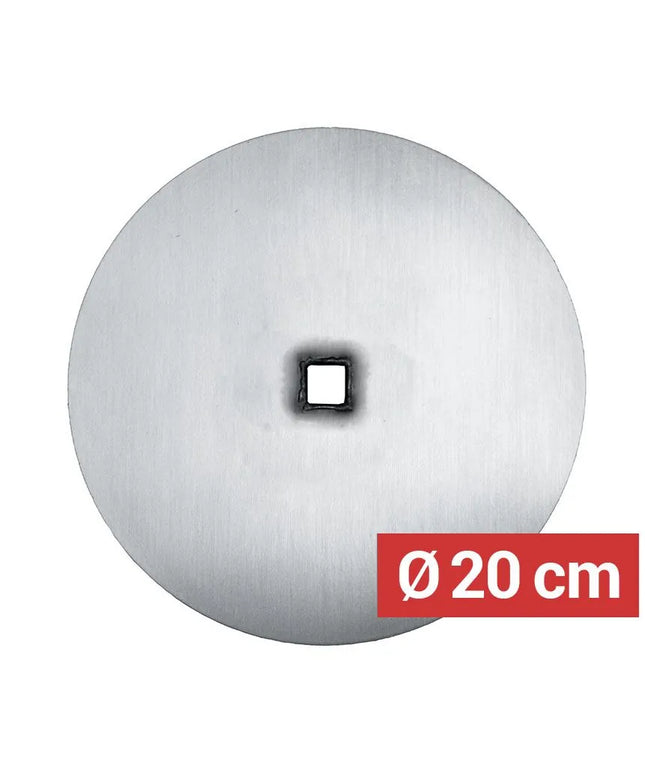 GGM Gastro Đĩa Xiên Kebab - Ø200mm - Thép Không Gỉ - Cho Xiên 12x12mm