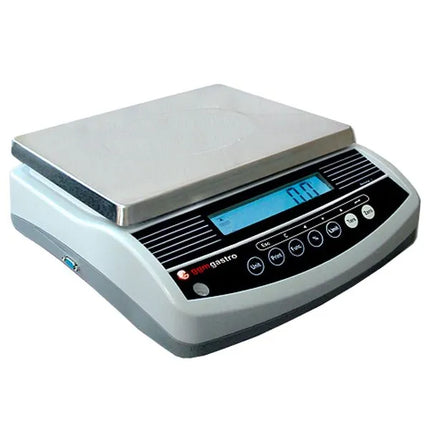 GGM Gastro Digital Kitchen Scale / Trade Approved Scale - Capacity: 6kg - Graduation: 2g - Platform: 300x235mm - IP44 Waterproof