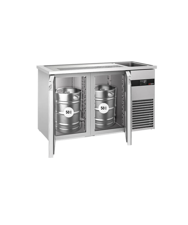 GGM Gastro Direct Draw Beer Dispenser / Kegerator PREMIUM - 1550x700mm