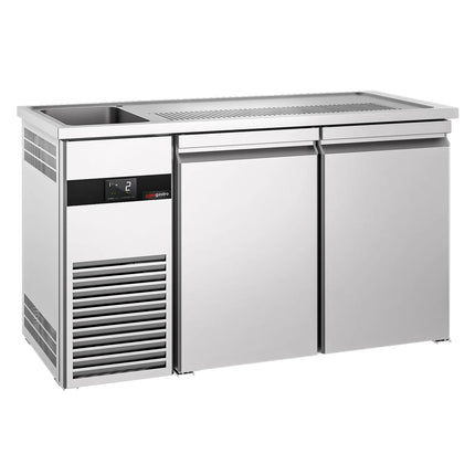 GGM Gastro Direct Draw Beer Dispenser / Kegerator PREMIUM - 1550x700mm - Double Doors