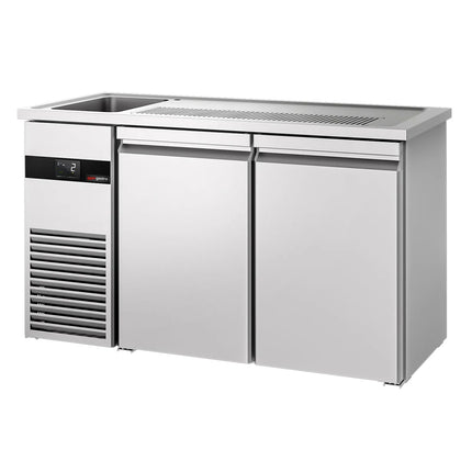 GGM Gastro Direct Draw Beer Dispenser / Kegerator PREMIUM - 1550x700mm - Double Doors