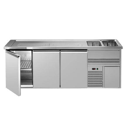 GGM Gastro Direct Draw Beer Dispenser / Kegerator PREMIUM – 2500×700 mm – 3-Door