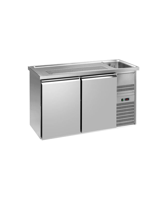 GGM Gastro Direct Draw Beer Dispenser / Kegerator PREMIUM PLUS - 1550x700mm - Double Solid Doors