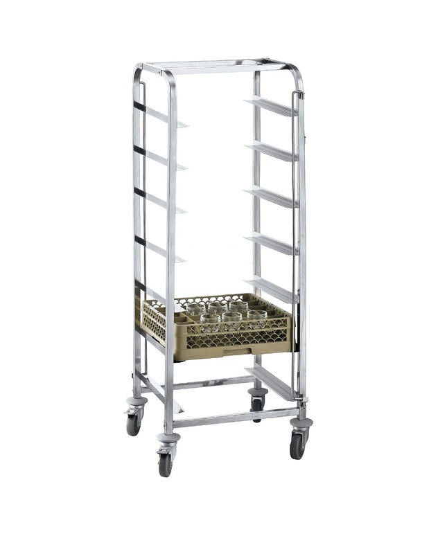 GGM Gastro Dishwasher Basket Trolley - for 7 Baskets - Basket Size: 500x500mm & 400x500mm