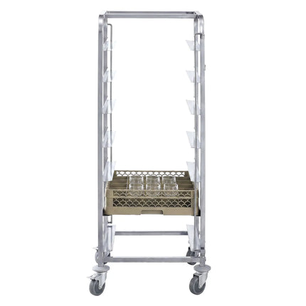GGM Gastro Dishwasher Basket Trolley - for 7 Baskets - Basket Size: 500x500mm & 400x500mm