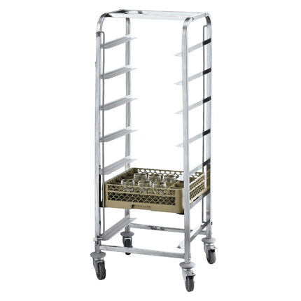 GGM Gastro Dishwasher Basket Trolley - for 7 Baskets - Basket Size: 500x500mm & 400x500mm