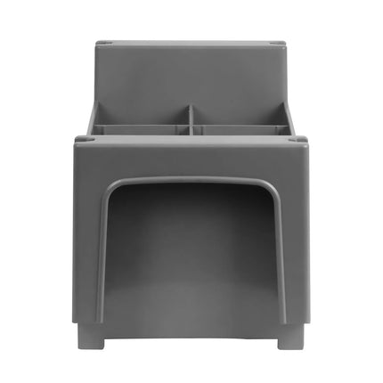 GGM Gastro Dishwasher Cutlery Basket - 8 Compartments - 450x193x184mm - Grey