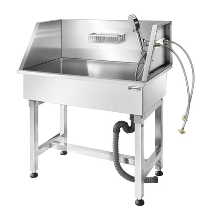 GGM Gastro Dog Bath - with Taps and Mixers & anti-slip mat