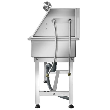 GGM Gastro Dog Bath - with Taps and Mixers & anti-slip mat