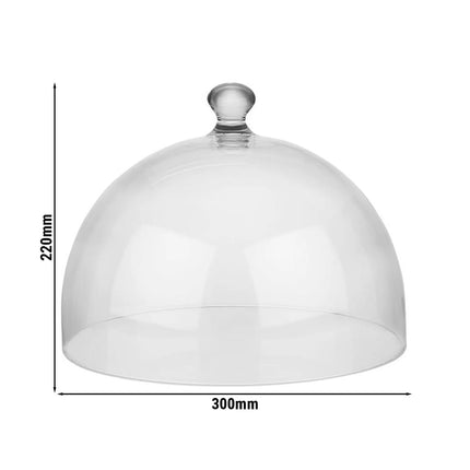 GGM Gastro Domed Cover - DOME - Polycarbonate - Ø300mm - Height: 220mm - round