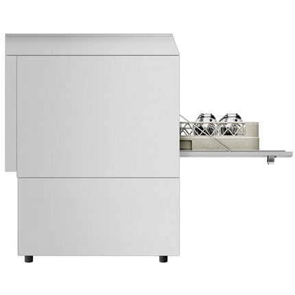GGM Gastro Double-skinned Commercial Dishwasher - Digital Controls - 3.55kW - with Drain, Rinse Aid & Detergent Pumps
