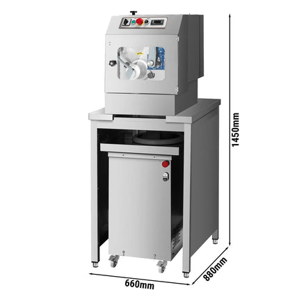 GGM Gastro Dough Divider - incl. Dough Rounder & Base Frame - 0.93kW - Weight Range: ~50-300g - Capacity: 30kg - max. 340pcs/h