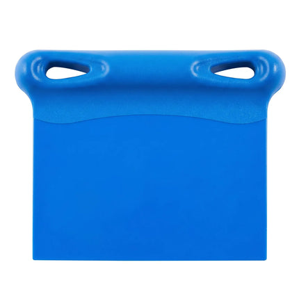 GGM Gastro Dough Scraper - Stainless Steel Blade - 168x172mm - Blue - Plastic Handle