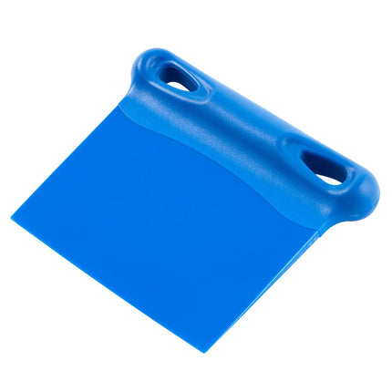 GGM Gastro Dough Scraper - Stainless Steel Blade - 168x172mm - Blue - Plastic Handle