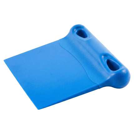 GGM Gastro Dough Scraper - Stainless Steel Blade - 168x172mm - Blue - Plastic Handle