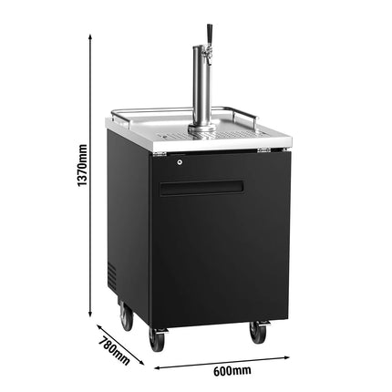 GGM Gastro Draft Beer Dispenser / Kegerator - 1x 50L kegs - 600x780mm - 1 Tap