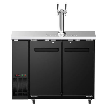 GGM Gastro Draft Beer Dispenser / Kegerator - 2x 50L kegs - 1240x620mm - 2 Taps