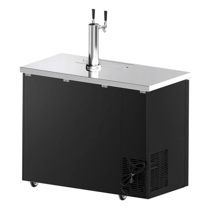 GGM Gastro Draft Beer Dispenser / Kegerator - 2x 50L kegs - 1240x620mm - 2 Taps