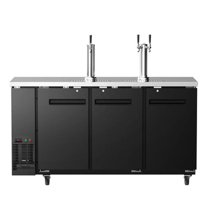 GGM Gastro Draft Beer Dispenser / Kegerator - 3x 50L kegs - 1850x620mm - 3 Taps