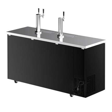 GGM Gastro Draft Beer Dispenser / Kegerator - 3x 50L kegs - 1850x620mm - 3 Taps