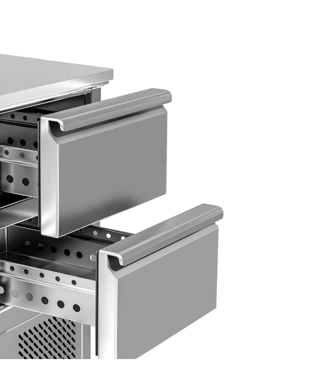 GGM Gastro Drawer kit - Stainless steel - 500x600x760mm - GN 1/2 - for SAG series - 2x 1/2 split; smooth surface