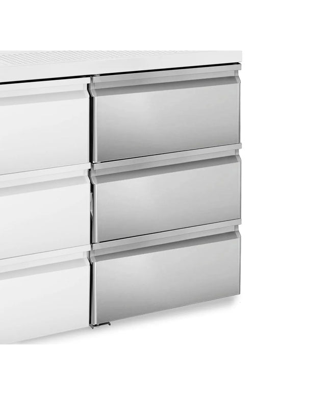 GGM Gastro Drawer kit - Stainless steel - 540x610x860mm - for BRF & BLF series - 1/3, 1/3 & 1/3 split