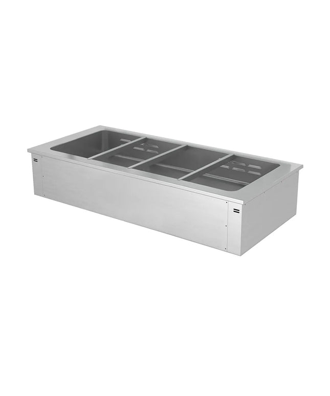 GGM Gastro Drop-in Bain Marie - 1500mm - 4x GN 1/1 - 200mm deep - Wet Heat - 2,92 kW