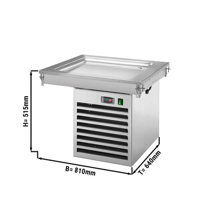 GGM Gastro Drop-In Cold Plate - 800mm - +2 to +8°C - 2x GN 1/1 - 350W