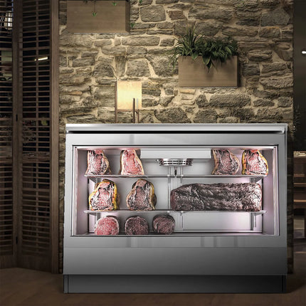 GGM Gastro Dry Ageing Fridge - 1384x740mm - with 2 glass doors