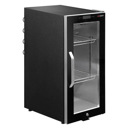 GGM Gastro Dry Ageing Fridge - 395x631mm - with 1 glass door - Black