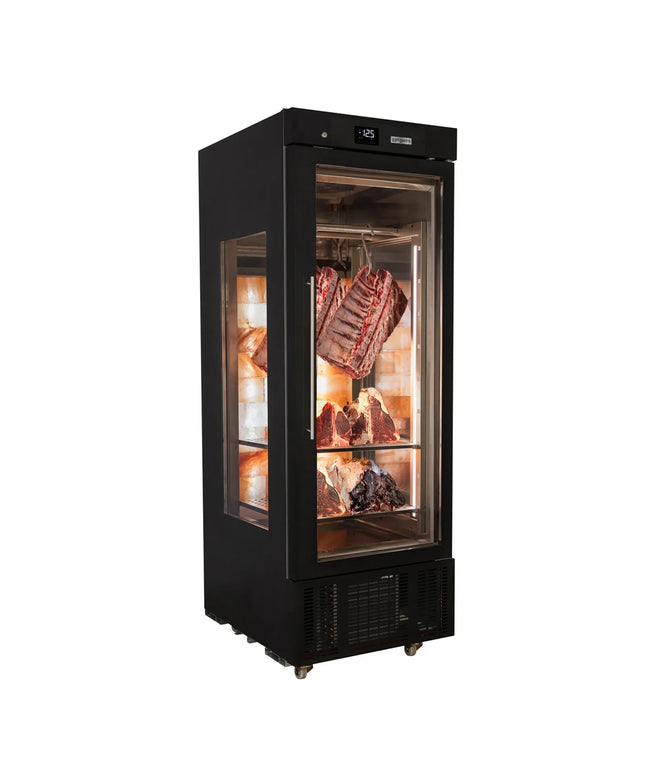 GGM Gastro Dry Ageing Fridge - 702x880mm - with 1 glass door - Black