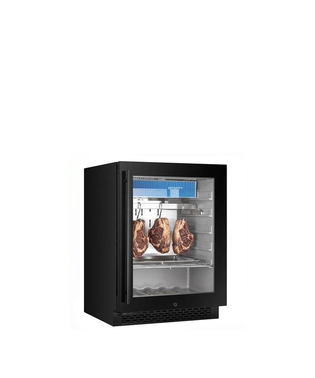 GGM Gastro Dry Ageing Meat maturing cabinet - 595x570mm - with 1 glass door - Black