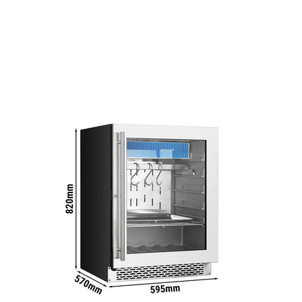 GGM Gastro Dry Ageing Meat maturing cabinet - 595x570mm - with 1 glass door