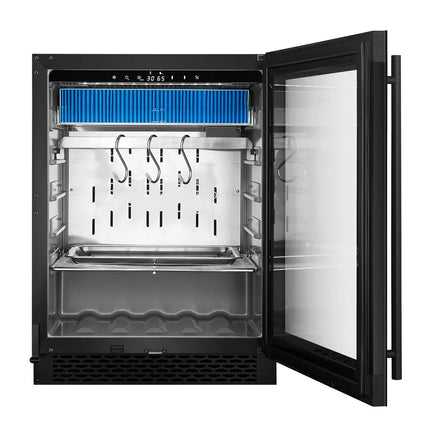 GGM Gastro Dry Ageing Meat maturing cabinet - 595x570mm - with 1 glass door - Black