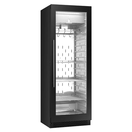 GGM Gastro Dry Ageing Meat maturing cabinet - 595x710mm - with 1 glass door - Black